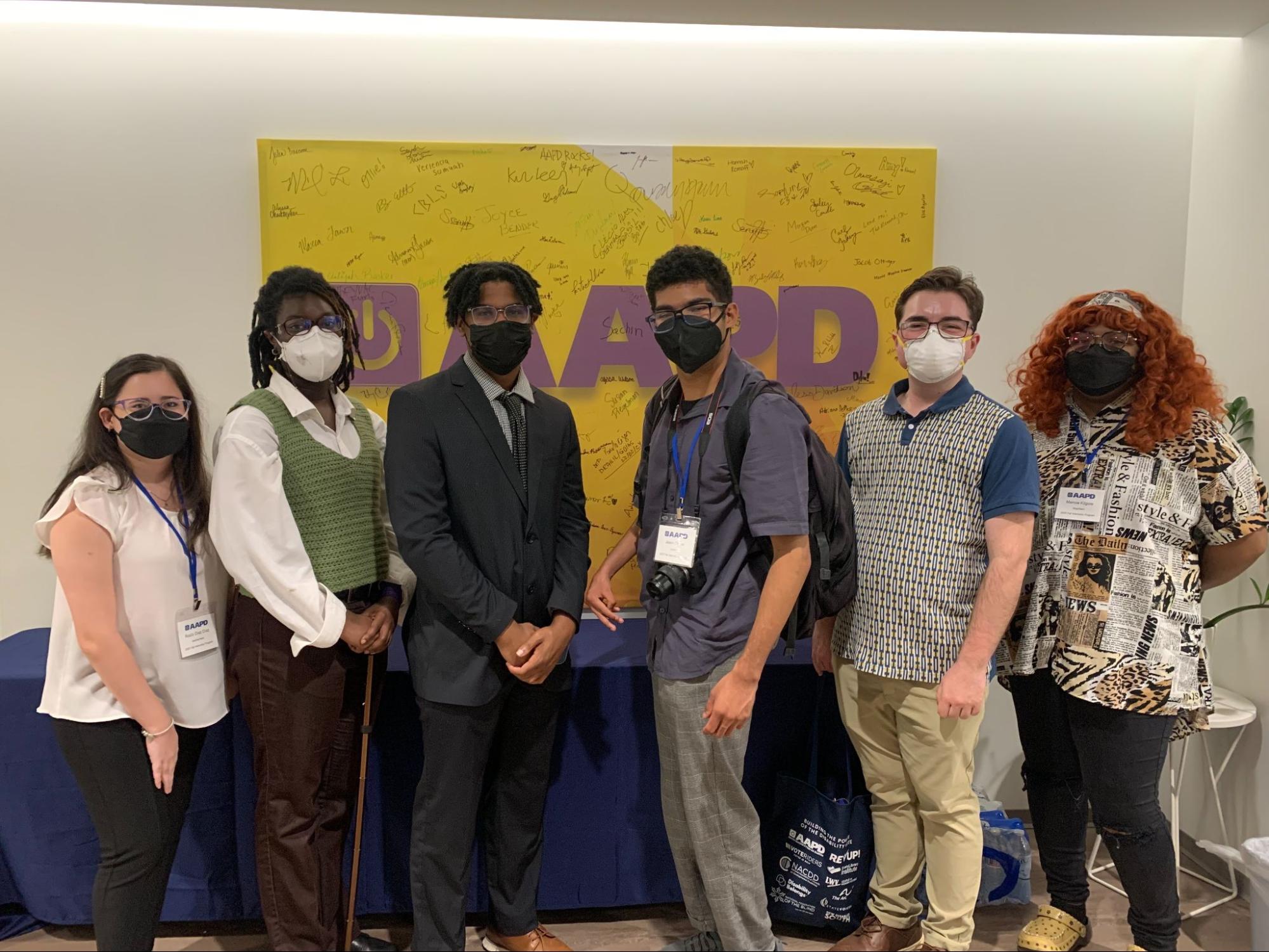 A group photo of the Fall 2025 interns